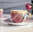Komplet 2 filiżanek ze spodkiem 0,12 L Pip Studio - La Majorelle Pink 51.LMP.004.107