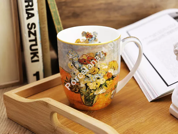 Kubek 0,4L Carmani - Vincent van Gogh, Róże i Zawilce 33.830-0554 Kubek 0,4L Carmani - Vincent van Gogh, Róże i Zawilce 33.830-0554