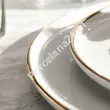 Komplet talerzy na 6 osób (18el) Lubiana - Ankara Gold 1608C