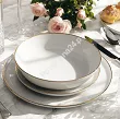 Komplet talerzy na 6 osób (18el) Lubiana - Ankara Gold 1608C