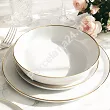 Komplet talerzy na 6 osób (18el) Lubiana - Ankara Gold 1608C