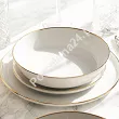 Komplet talerzy na 6 osób (18el) Lubiana - Ankara Gold 1608C