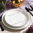 Serwis obiadowy na 12 osób (40el.) Bogucice - Base Black 1227