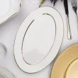 Serwis obiadowy na 6 osób (20 el.) Porcel - Premium Gold