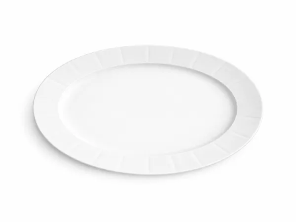 Półmisek 33 cm Ćmielów - Oktawa biała 0001 Półmisek 33 cm Ćmielów - Oktawa biała 0001