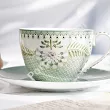 Komplet 2 filiżanek ze spodkiem 0,3 L Pip Studio - Lily & Lotus Light Green 51.L&LLG.004.204