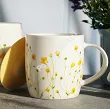 Kubek z pokrywką silikonową 0,36 L Altom Design - Kaczeńce 07.KB.2991