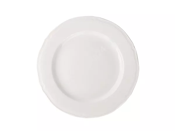 Talerz deserowy 21 cm  Bogucice - Gino White 1228 Talerz deserowy 21 cm  Bogucice - Gino White 1228