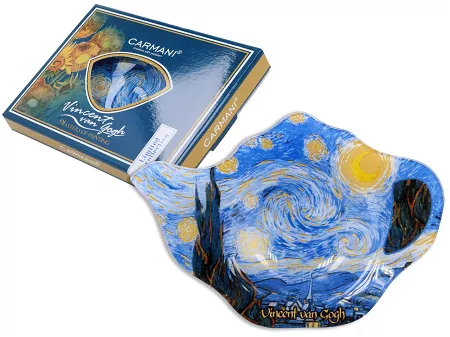 Spodek na torebki od herbaty Carmani - Tea bag Vincent van Gogh - Gwiaździsta noc 33.198-9310