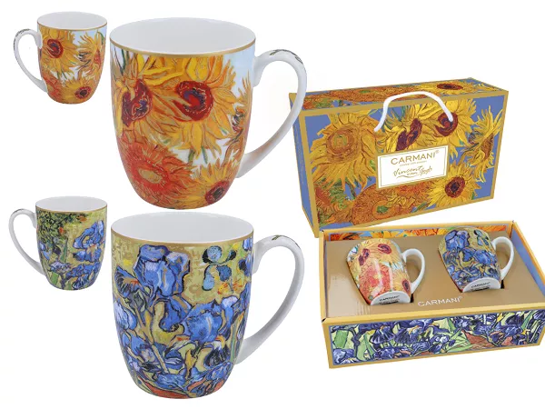 Komplet 2 kubków 0,45 L Carmani - Vincent van Gogh 33.830-7220 Komplet 2 kubków 0,45 L Carmani - Vincent van Gogh 33.830-7220