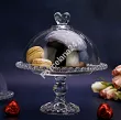 Patera na nodze 19,5 cm z kloszem Altom Design - Love 07.LOV.6953