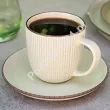 Filiżanka ze spodkiem 0,24 L/ 15 cm Porline - Modo Poranna Szałwia