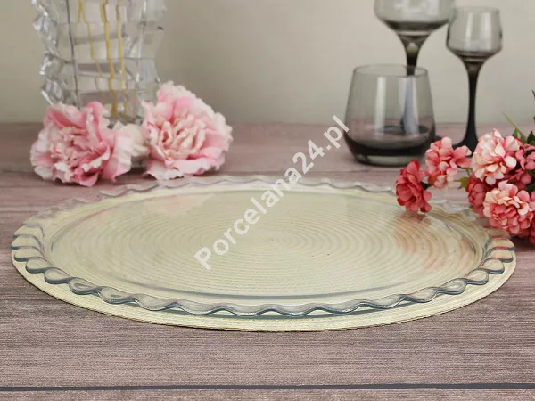 Półmisek szklany 37 cm maxi Pasabahce - Patisserie 1D.POL.10539 Półmisek szklany 37 cm maxi Pasabahce - Patisserie 1D.POL.10539