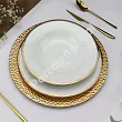 Serwis obiadowy na 12 osób (45 el.) Bogucice - Cleopatra Gold Plus 1175