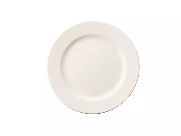 Talerz deserowy 21 cm (z rantem) Rinart - Banquet ecru Talerz deserowy 21 cm (z rantem) Rinart - Banquet ecru
