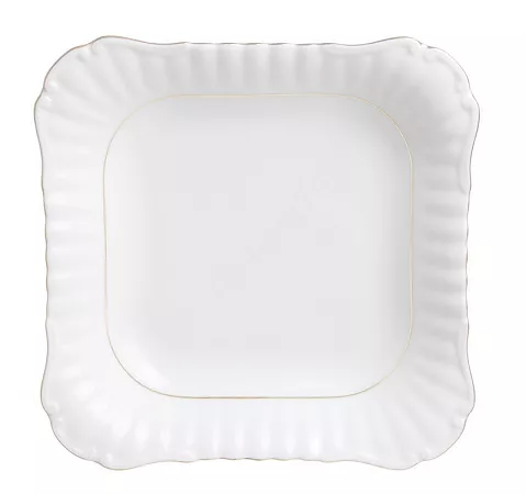 Salaterka kwadratowa 28 cm Chodzież - Iwona ZŁOTA LINIA  B014 Salaterka kwadratowa 28 cm Chodzież - Iwona ZŁOTA LINIA  B014