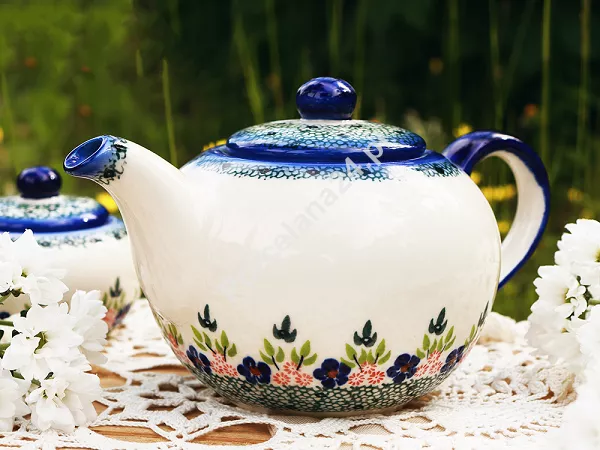 Czajnik 1,2 L Bolesławiec - Mariańska Koronka Czajnik 1,2 L Bolesławiec - Mariańska Koronka
