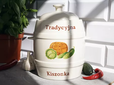 Beczka hermetyczna z kamionki 4 L Tragar - Tradycyjna kiszonka 1TR.BECZ.45568