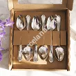Komplet 6 łyżeczek do kawy 11,2 cm Hisar - Riva wysoki połysk GIFT BOX