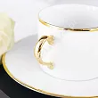 Filiżanka ze spodkiem 0,23 L / 16 cm Porcel - Premium Gold GIFT BOX 10.PRG.FS23