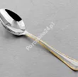 Komplet 6 łyżeczek do kawy / herbaty 18,5 cm Pintinox 1929 - Filet (2.5 mm) złocony GIFT BOX