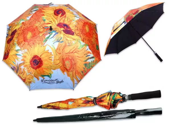Parasol automatyczny 93 cm Carmani - Vincent van Gogh , Słoneczniki 33.021-6620 Parasol automatyczny 93 cm Carmani - Vincent van Gogh , Słoneczniki 33.021-6620