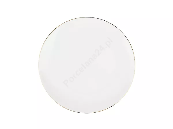 Talerz płytki 27 cm Waza - Modern WA-08z złota linia Talerz płytki 27 cm Waza - Modern WA-08z złota linia