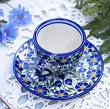 Filiżanka ze spodkiem do espresso 0,11 L / 12,5 cm Bolesławiec - Sadzawka Milicka
