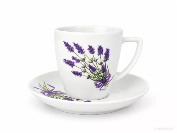 Filiżanka ze spodkiem 0,20 L / 14 cm Lubiana - Beata / Sonia 5979 Lawenda Filiżanka ze spodkiem 0,20 L / 14 cm Lubiana - Beata / Sonia 5979 Lawenda