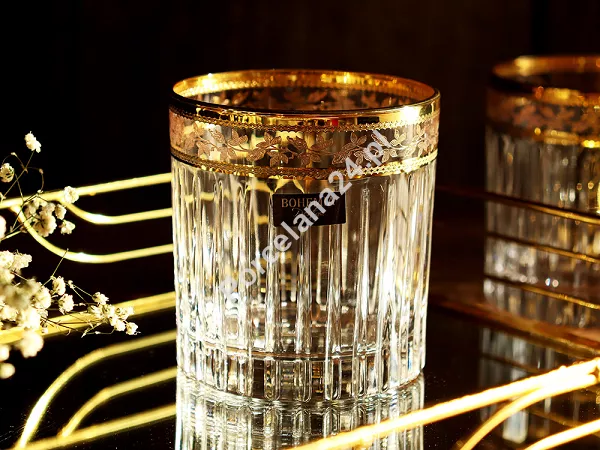 Kpl. szklanek 360 ml (6szt)  Bohemia Prestige - Dorato 4SB.TID.949667 Kpl. szklanek 360 ml (6szt)  Bohemia Prestige - Dorato 4SB.TID.949667