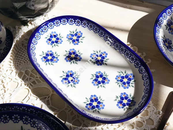 Półmisek owalny 28 cm Bolesławiec - Altmańska Polana Półmisek owalny 28 cm Bolesławiec - Altmańska Polana