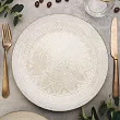 Komplet talerzy na 6 osób (18 el.) Lubiana - Boss / Roma 9230 Piaskowa Mandala