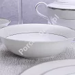 Serwis obiadowy na 12 osób (43el) Bogucice - Martha Platin Classic 975