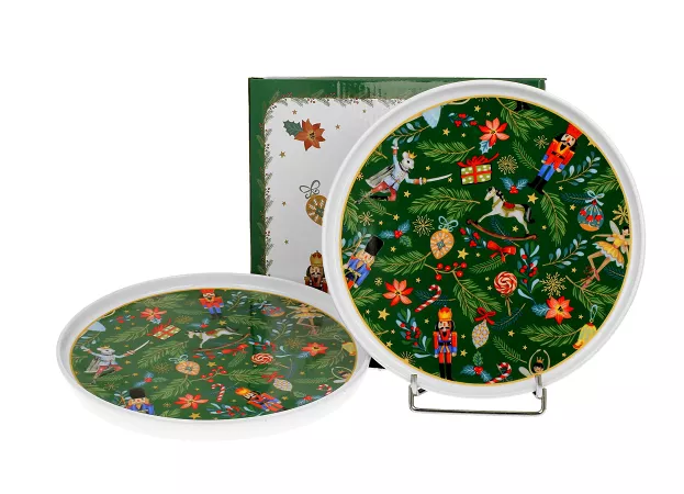 Komplet 2 talerzy deserowych 20cm Duo - Christmas Spirit 15.CHS.K2TD Komplet 2 talerzy deserowych 20cm Duo - Christmas Spirit 15.CHS.K2TD