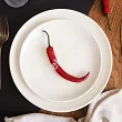 Komplet talerzy 6 osób (18 el.) (gładki) Rinart - Banquet ecru