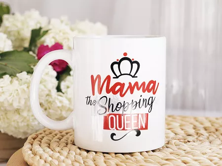 Kubek 0,3 L BGtech - Mama The Shopping queen 30.DM.087