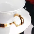 Filiżanka ze spodkiem 0,24 L / 14 cm Porcel - Premium Gold GIFT BOX 10.PRG.FS24