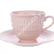 Filiżanka ze spodkiem 0,25 L / 15,7 cm Ćmielów - Sofia LB07 Różowy