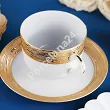 Filiżanka ze spodkiem 0,28 L / 15 cm Porcel - Auratus Ob GIFT BOX 10.AUO.FS28